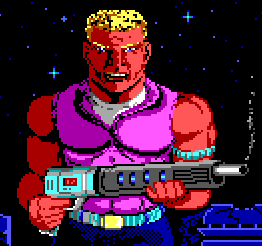 Pixelated badassery. I advise you not to have a problem with his name.