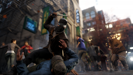 Watch Dogs doing combat!