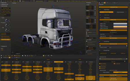 The new SCS Blender Tools look detailed.