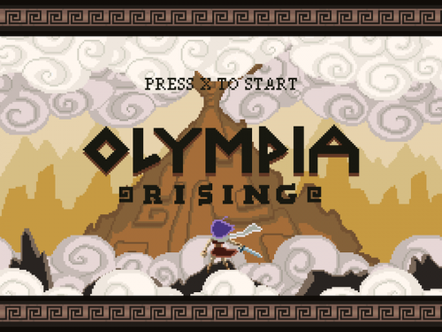 Olympia Rising Title Screen