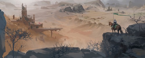 Unsung Story Concept Art Desert Fortress