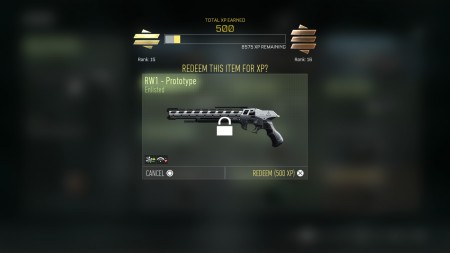 Don't like a weapon? Trade it in for XP. Shotguns aren't my cup of tea, they get slung quite quickly.