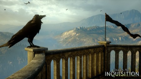 Similarly, you have to make do with this raven from Dragon Age.